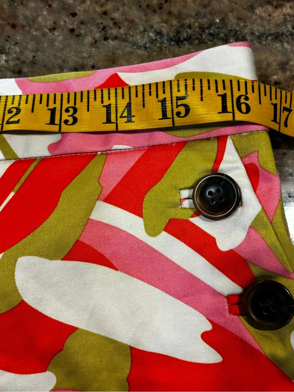 J Crew Woman’s Pink, Red, White & Green Printed Mini Skirt, Size: 8